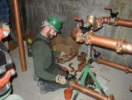 Goodyear Plumber Installs Copper Pipe During Repiping